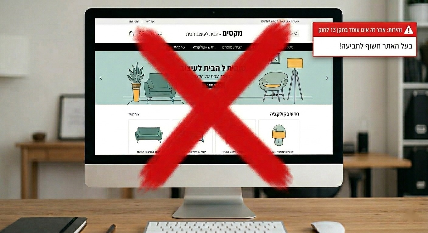 אתר חשוף לתביעה